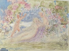 Pittura Acquerello Firmato