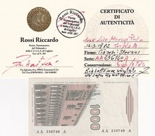 1000 LIRE MARCO POLO 16.3.1982