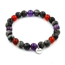 Braccialetto perle labradorite - braccialetto,