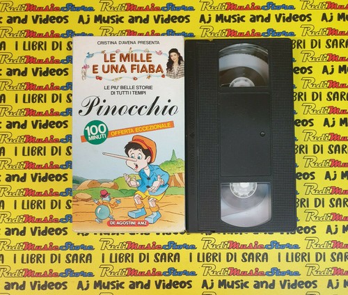 Vhs film cartonata pinocchio - cartonata,