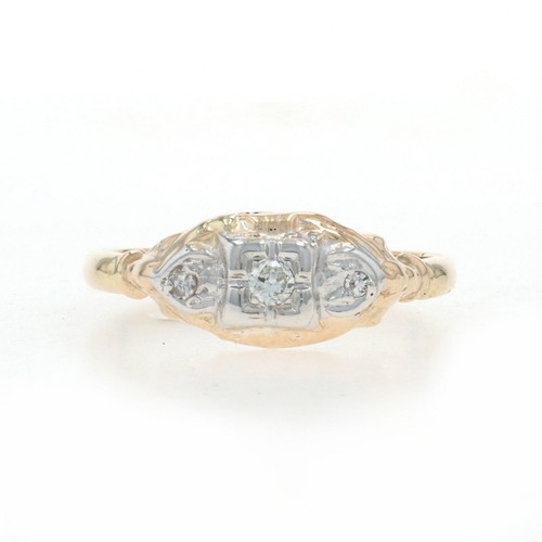 Anello art deco oro giallo - anello,