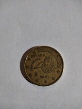 50 CENTESIMI DEL 2001 SPAGNA. ERRORE DI CONIO. MONETA RARA