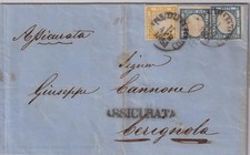 REGNO D'ITALIA 1861 LETTERA F5