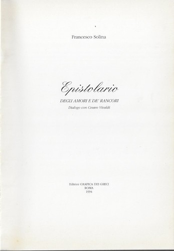 Solina frances epistolario - solina,, frances..epistolario