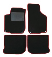 Tappetini Tappeti Auto Volkswagen New Beetle 1998 2011 Bordo Rosso,4 Ganci Tondi