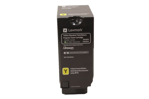 Toner lexmark 74c2sy0 giallo - toner,