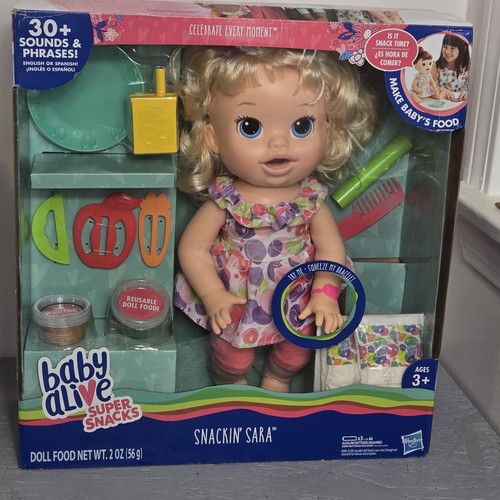 Baby alive super - baby, snacks