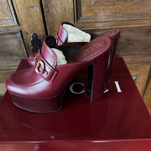 Gucci scarpe ciabatte plateau