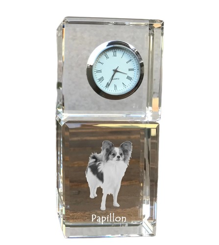Papillon cane con orologio - , al