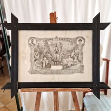 Quadro, Stampa antica, Regno