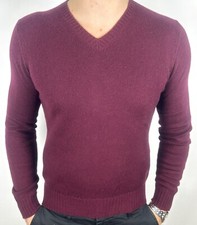 PRADA Uomo Pure Cashmere,Girocollo Italy ,Pullover morbido,sweater Invernale