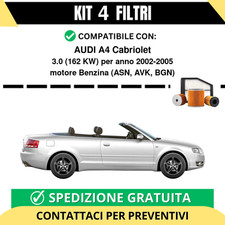 Kit 4 Filtri Tagliando per