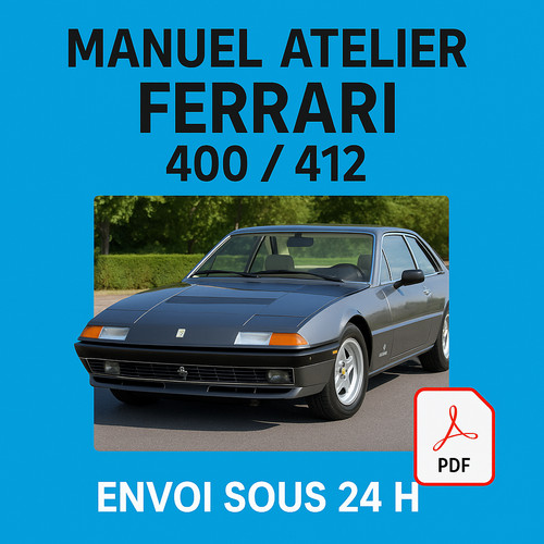 Manuel atelier ferrari 400 - manuel,