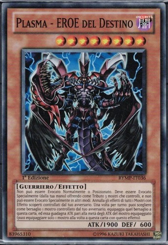 Carta rymp plasma - yu-gi-ho, plasma-