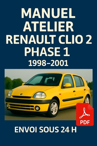 Manuel atelier renault clio - renault, 2