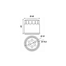 FILTRO OLIO SUZUKI DL1050