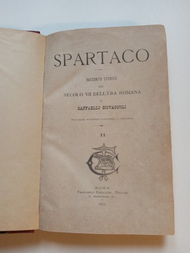 Spartaco racconto storico - spartaco,