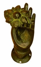 Maniglia porta a mano fiore in