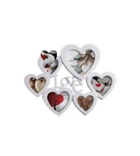 Portafoto Multiplo Cuore Love Cm 44X36 D&Casa