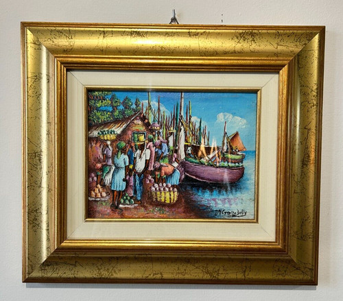 Quadro olio tela - tela, di