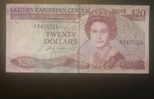 Banconota eastern caribbean - eastern,