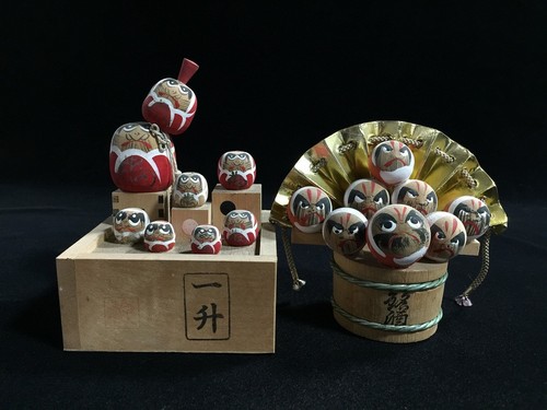 Set bambole daruma - di,