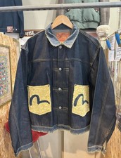 Giacca Evisu type kit 3641 tg XL anni 90 raro Cina Cucita A Mano Da Collezione