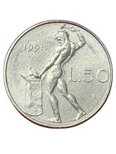 50 LIRE 1991 - VULCANO - CON