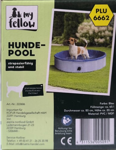 Piscina per cani pieghevole