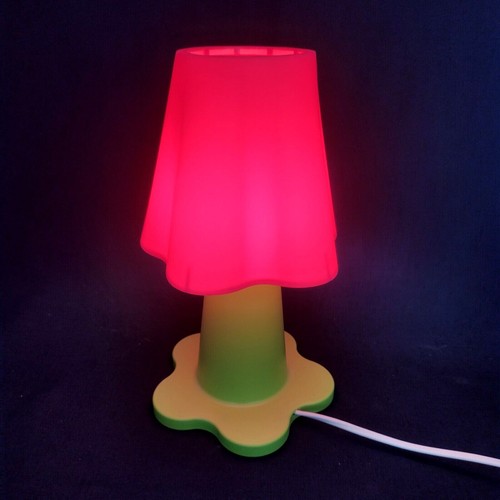 Lampe vintage fleurs mammut - fleurs,