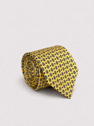 Cravatta uomo pieghe seta - 3,