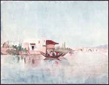 Paesaggio Marino Con Barca