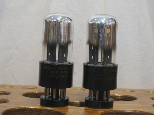 Sylvania 6sn7w tall coppia - b5,