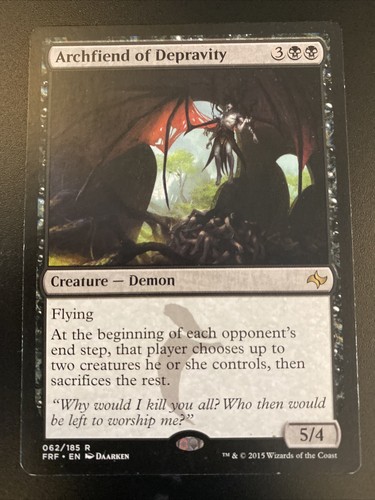 Archfiend depravity 062 185 - archfiend, of