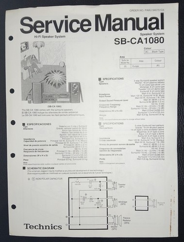 Technics speaker system - technics,