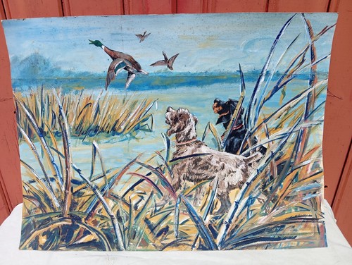 Gouache volo anatre collo - gouache,