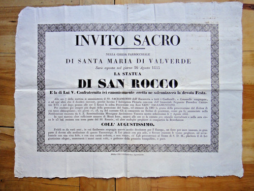 1835 invito sacro - sacro, di