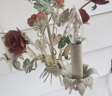 Lampadario vintage Tole