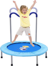 Trampolino Elastico per Bambini,Tappeto Elastico Pieghevole per Bambini Con Astr