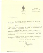 1960 CASCAIS Raimondo OLIVIERI dalla corte UMBERTO II su malattia conoscente