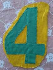 Numero Per Maglia Calcio Vintage NR