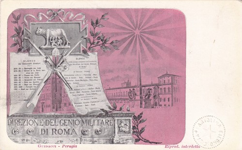 Cartolina militare direzione - militare, ,direzione