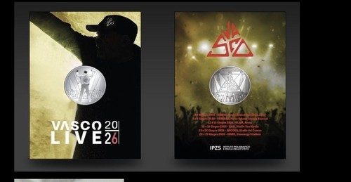 Medaglia vasco rossi 2026 - vasco,