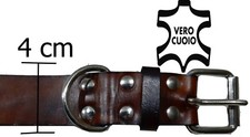 COLLARE CANE PER CANE IN CUOIO