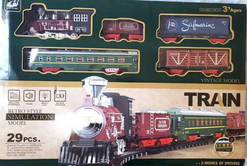 Set treno motorizzato trenino - set,