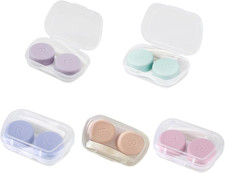 5 Pezzi Custodie Portatile per Lenti Contatto, Porta Lenti Contatto, Contenitore