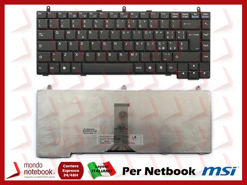 Tastiera netbook italiana msi - netbook,