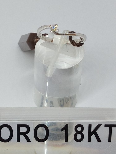Anello oro bianco - oro, 18