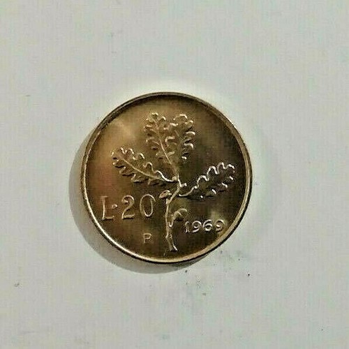 Repubblica italia 20 lire - repubblica,