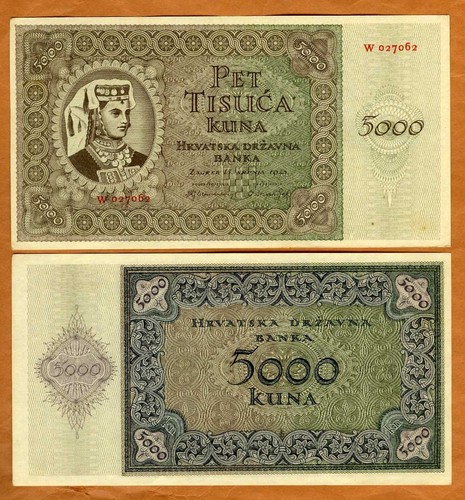 Croazia 5000 kune - 5000, kune,